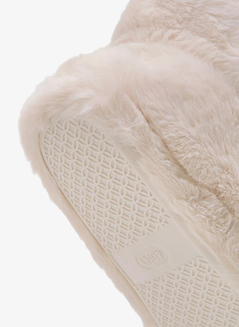 لو كونفورت أحذية منزلية نسائية من الفرو الصناعي - Image 5